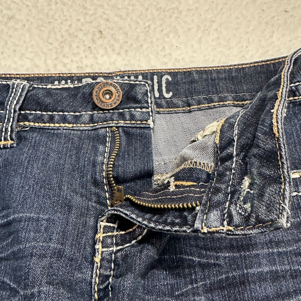Hydraulic Denim Jean Shorts - Picture 5 of 10